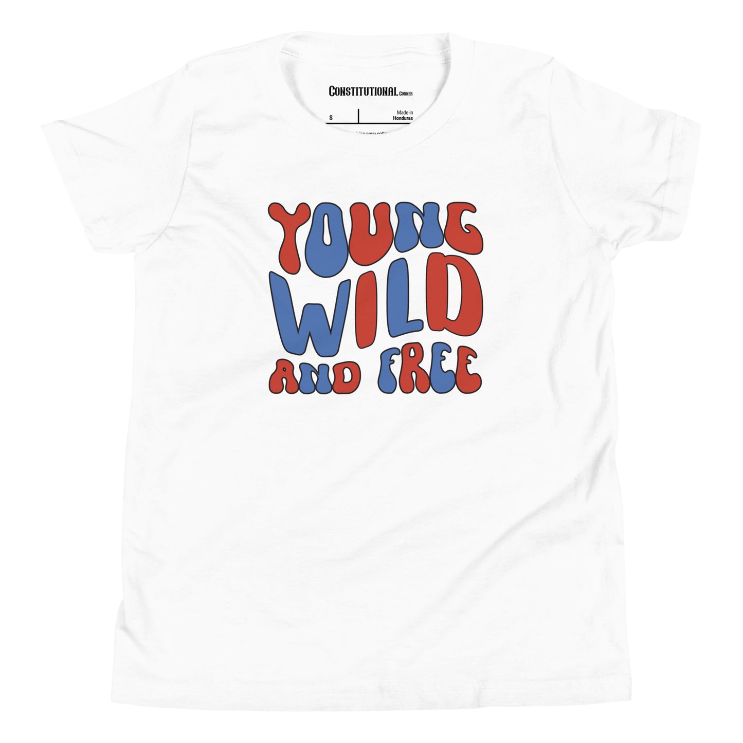 Patriotic T-Shirt for Kids "Young Wild and Free" TS320018