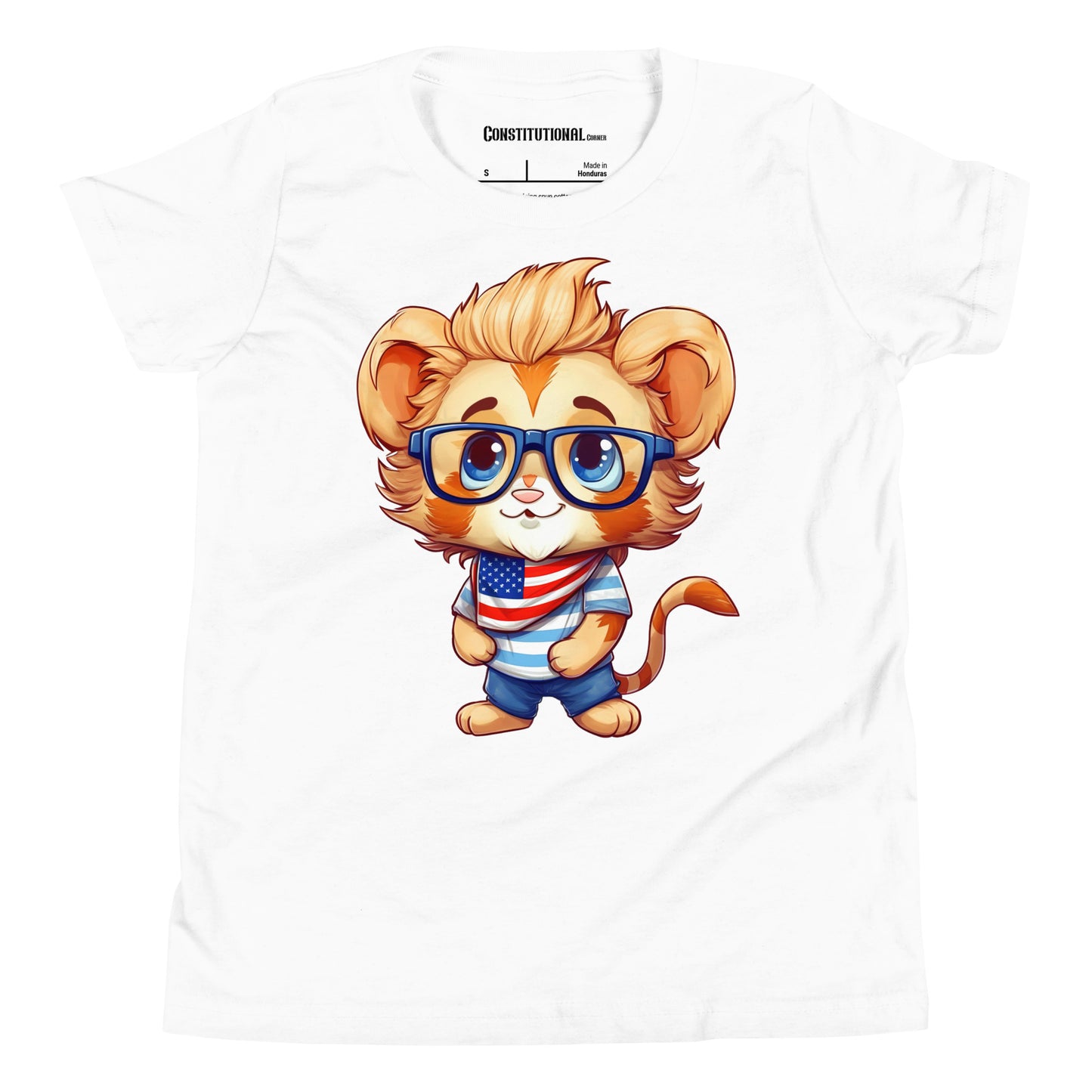 Patriotic T-Shirt for Kids "Cute Lion" TS320019