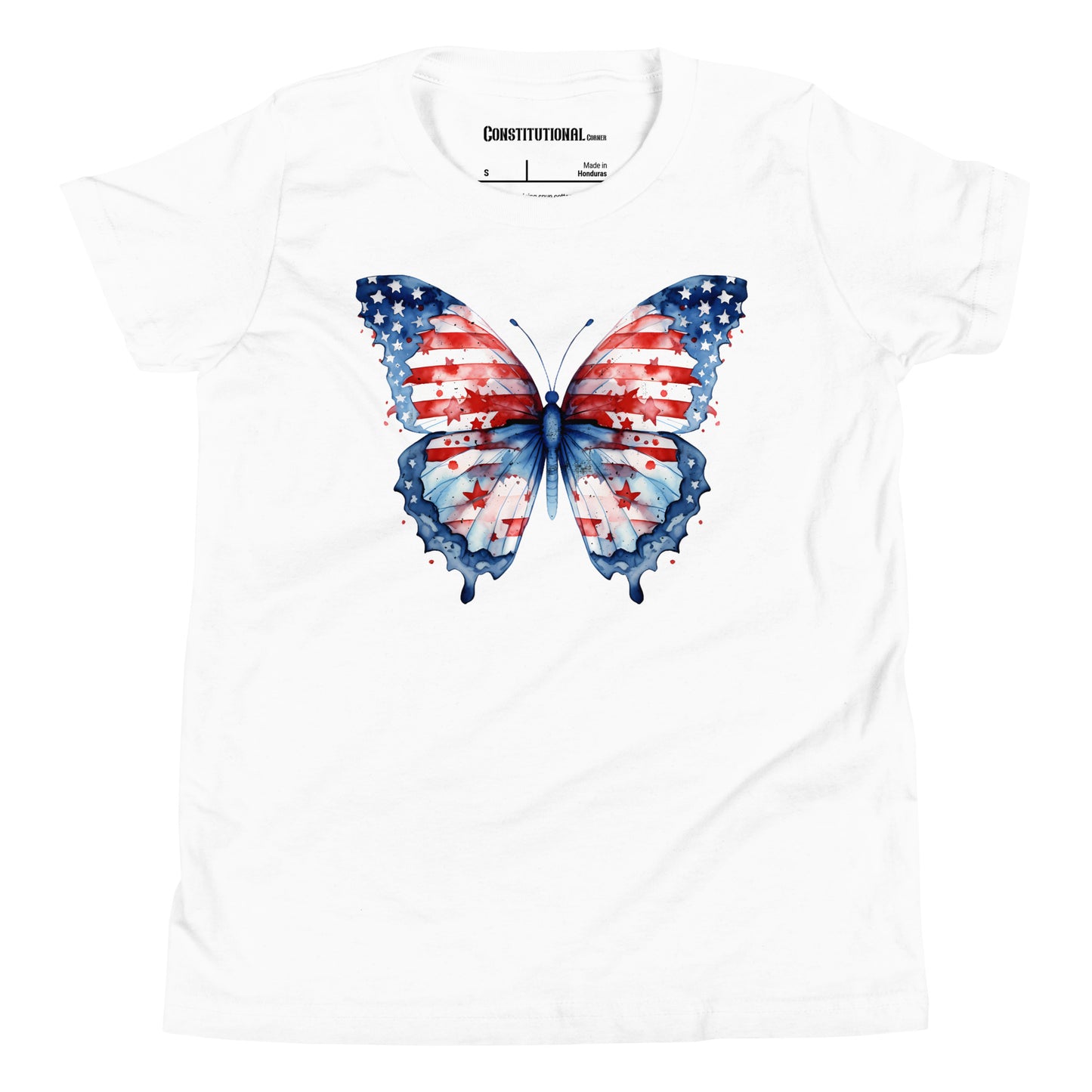 Patriotic T-Shirt for Kids "American Butterfly" TS320021