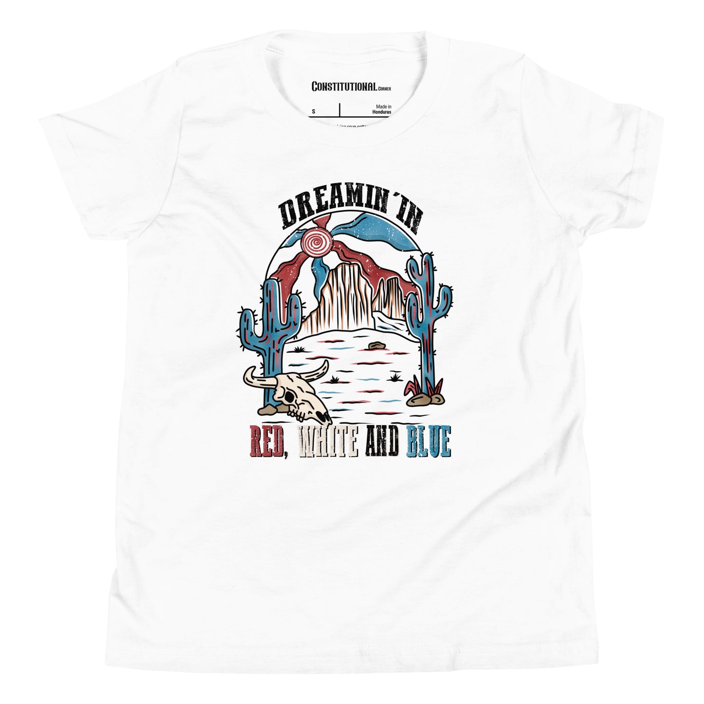 Patriotic T-Shirt for Kids "Dreamin 'in Red White & Blue" TS320031